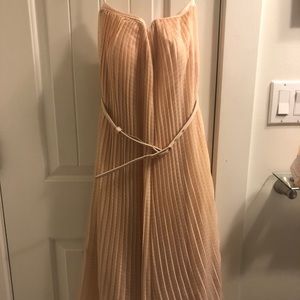 French Connection Pleated Dress with Belt